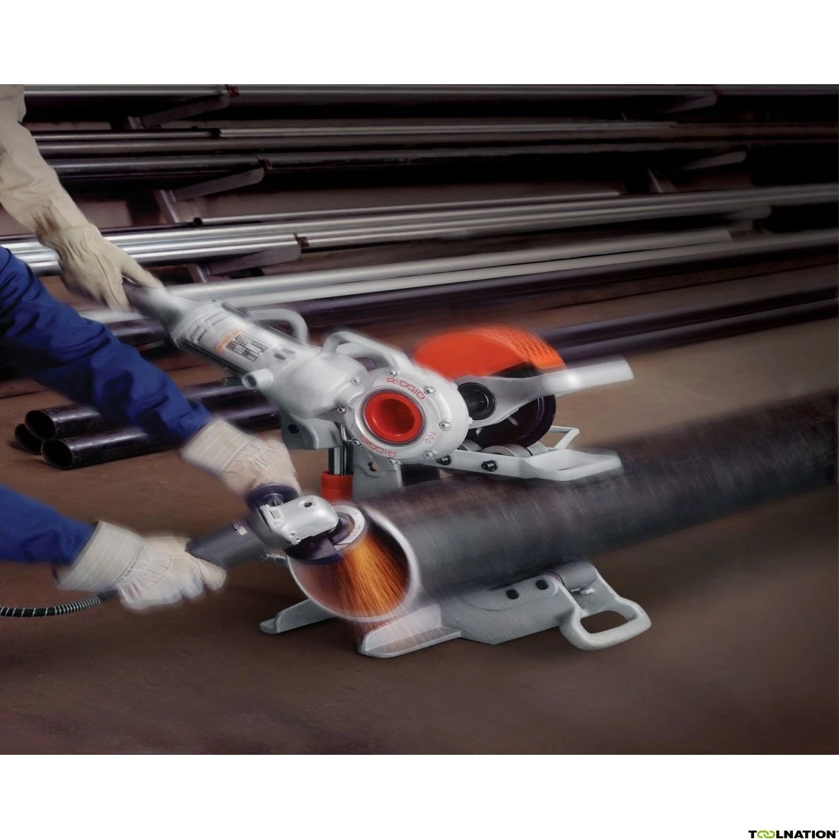 RIDGID 17871 Model 258 Elektrische Pijpsnijder Met 700 Aandrijving 2.1./2"-8" 65-200 Mm - Afbeelding 2