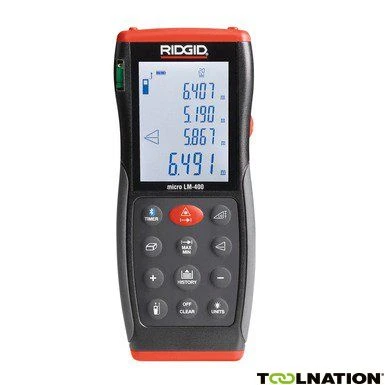 RIDGID 36813 Model LM-400 Micro Geavanceerde Laserafstandsmeter