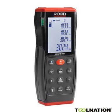 RIDGID 36813 Model LM-400 Micro Geavanceerde Laserafstandsmeter - Afbeelding 2