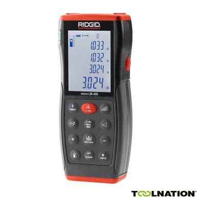 RIDGID 36813 Model LM-400 Micro Geavanceerde Laserafstandsmeter - Afbeelding 3