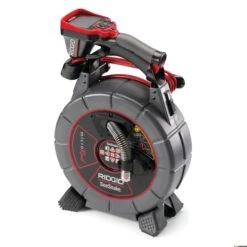 RIDGID 40813 MicroReel Haspel L100C Met Micro CA-350 Inspectiecamera + Opsporingszender én Meterteller