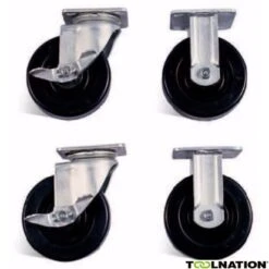 RIDGID 74796 Model 505 Zwenkwielen 125 Mm 4 Stuks