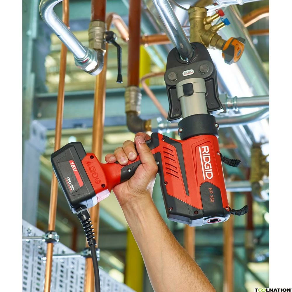 RIDGID RP350-C Kit Standaard 12 - 108 Mm Basis Set Perstang 230V + 3 Bekken M 15-22-28 - Afbeelding 2