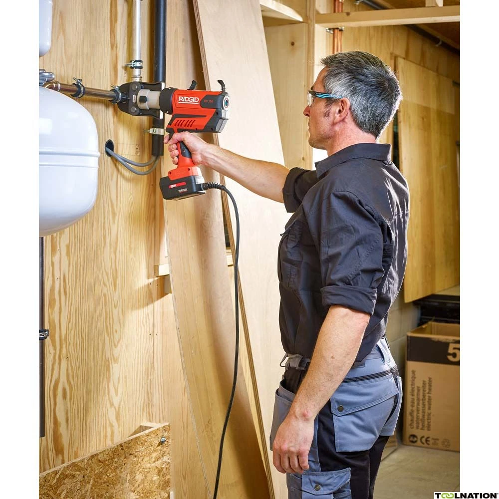 RIDGID RP350-C Kit Standaard 12 - 108 Mm Basis Set Perstang 230V + 3 Bekken M 15-22-28 - Afbeelding 3